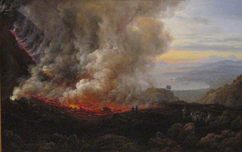 unknow artist The Eruption of Vesuvius